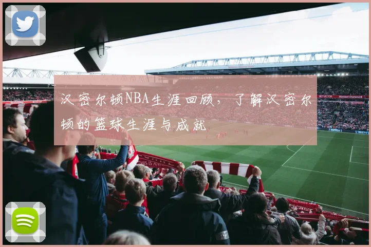 汉密尔顿NBA生涯回顾,了解汉密尔顿的篮球生涯与成就